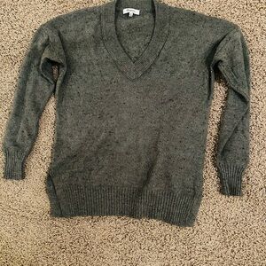 Madewell Olive Green V-Neck Sweater XS
